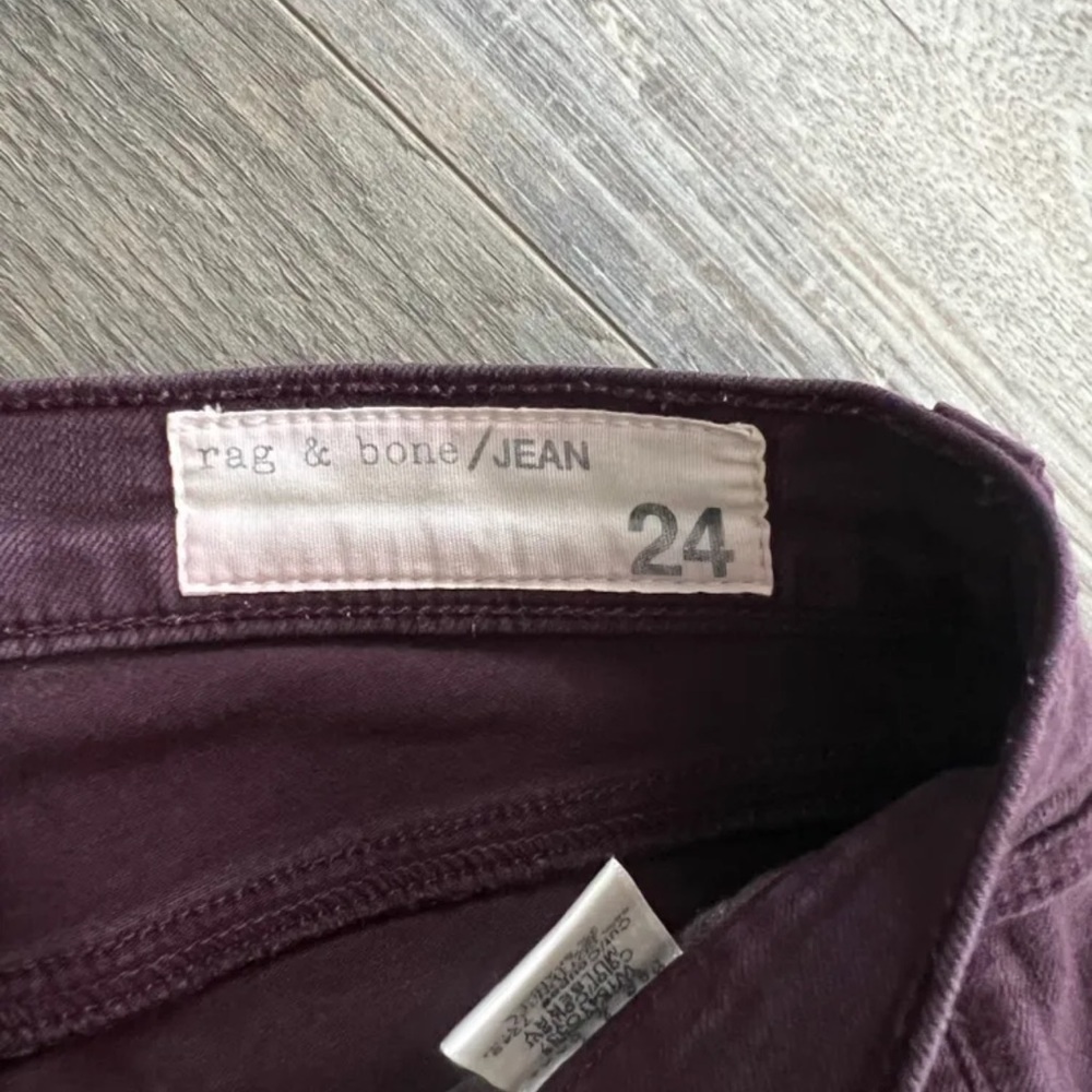 Rag & bone‎ mulberry jeans size 24 - Picture 5 of 11